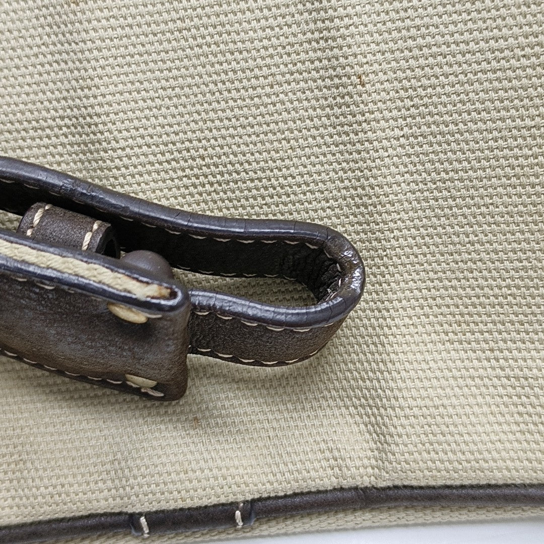 Canvas Shoulder Bag Beige