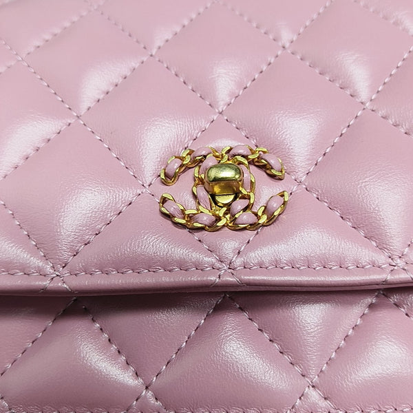 WOC Quilted Lambskin Pink