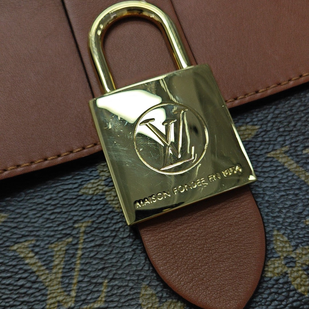 LOCKY BB Monogram Coated Canvas Brown