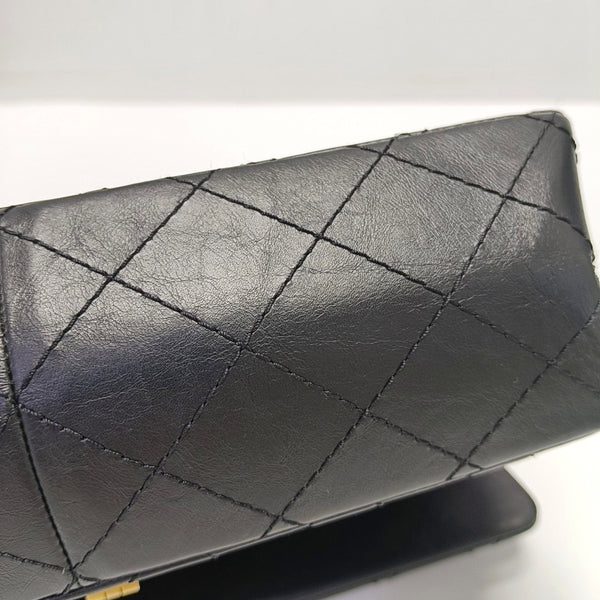 2.55 227 (jumbo) Quilted Calfskin Black