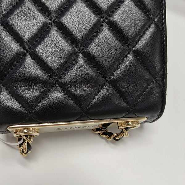 TRENDY CC Quilted Lambskin Black