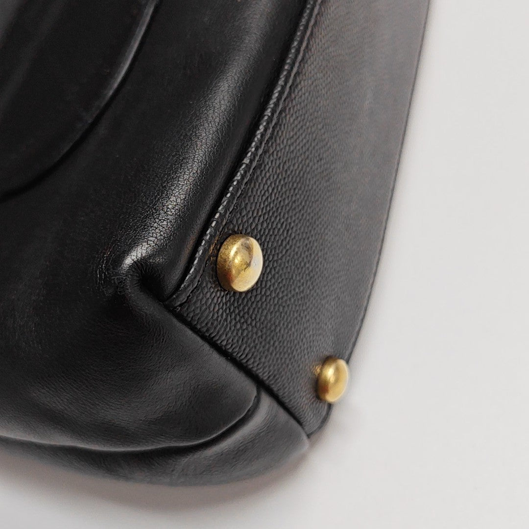 Quilted Calfskin Black