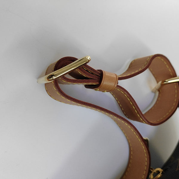 BUMBAG Monogram Coated Canvas Brown