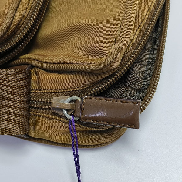 Nylon Crossbody Bag Nylon Brown