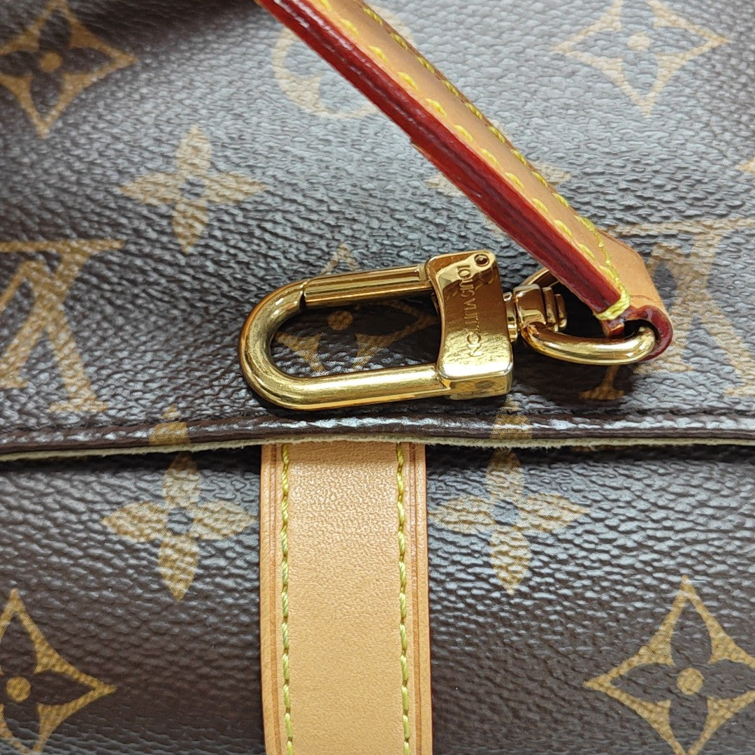 SAUMUR BB Monogram Coated Canvas Brown