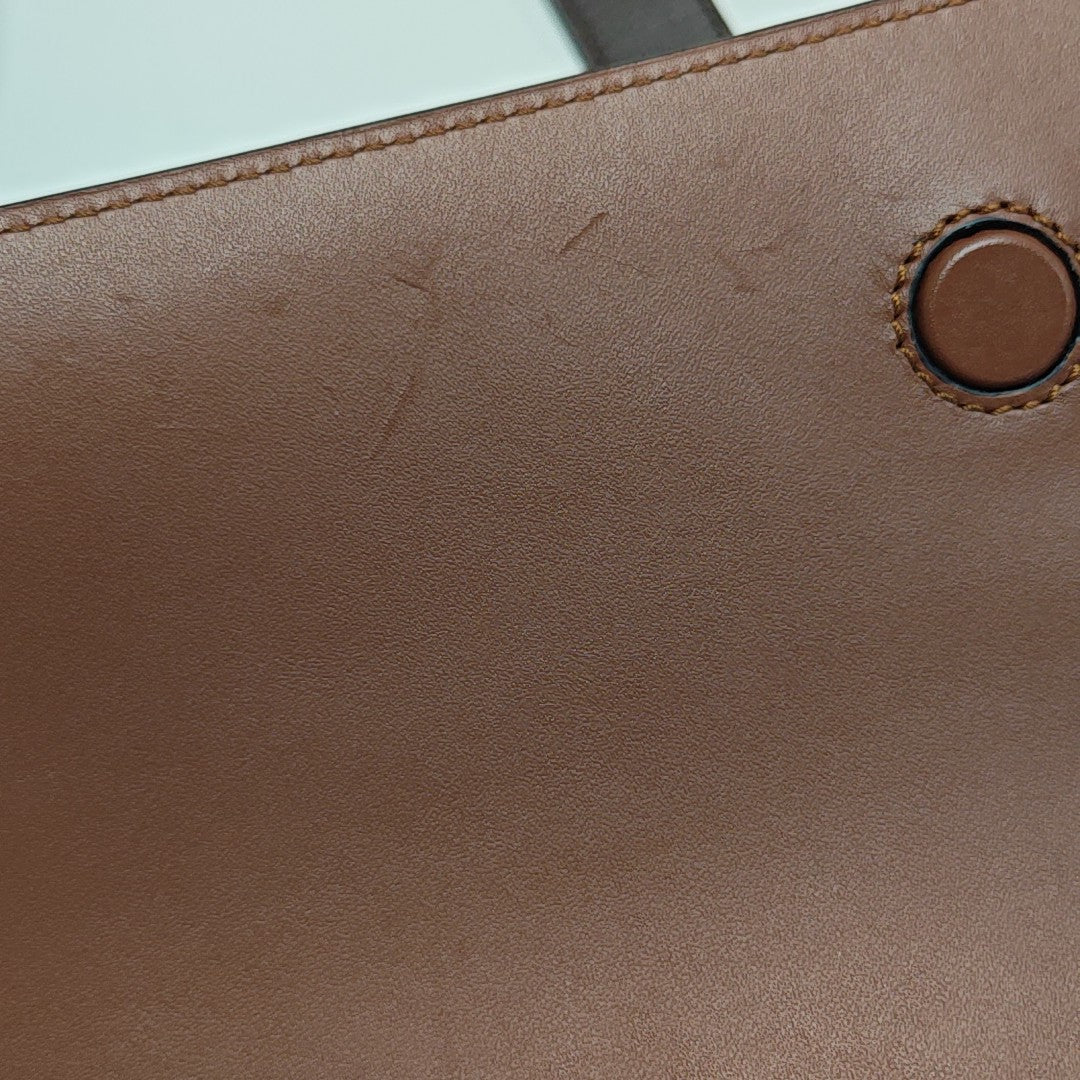 Gusset Calfskin Brown