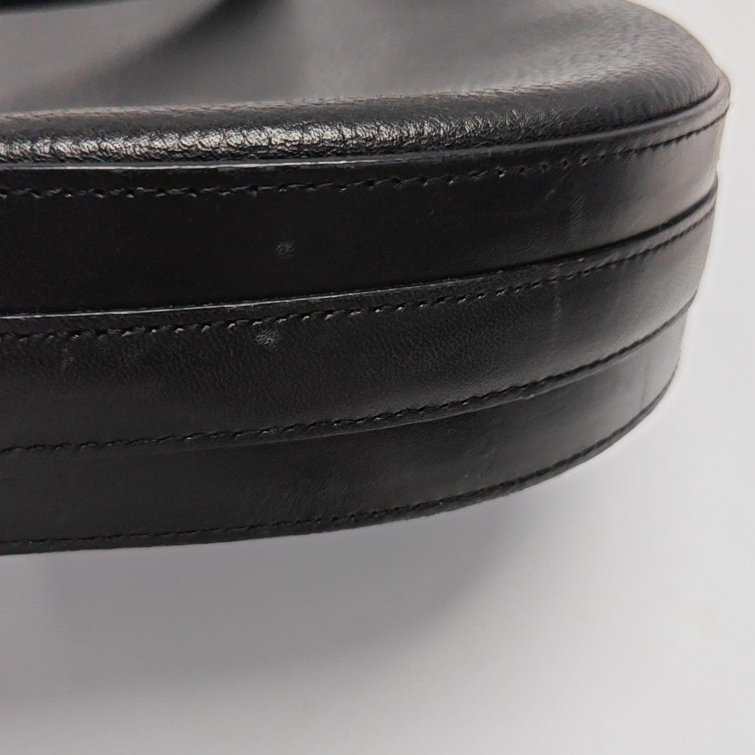 Calfskin Shoulder Bag Black