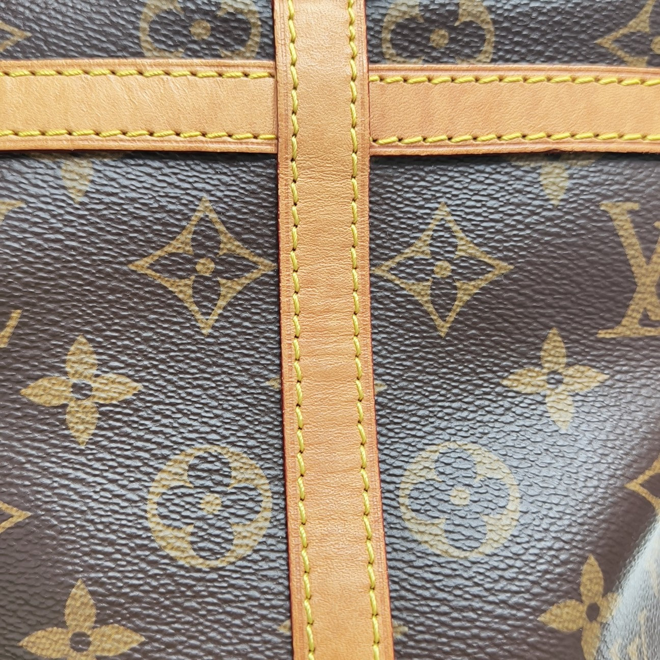 DUFFLE Monogram Coated Canvas Brown