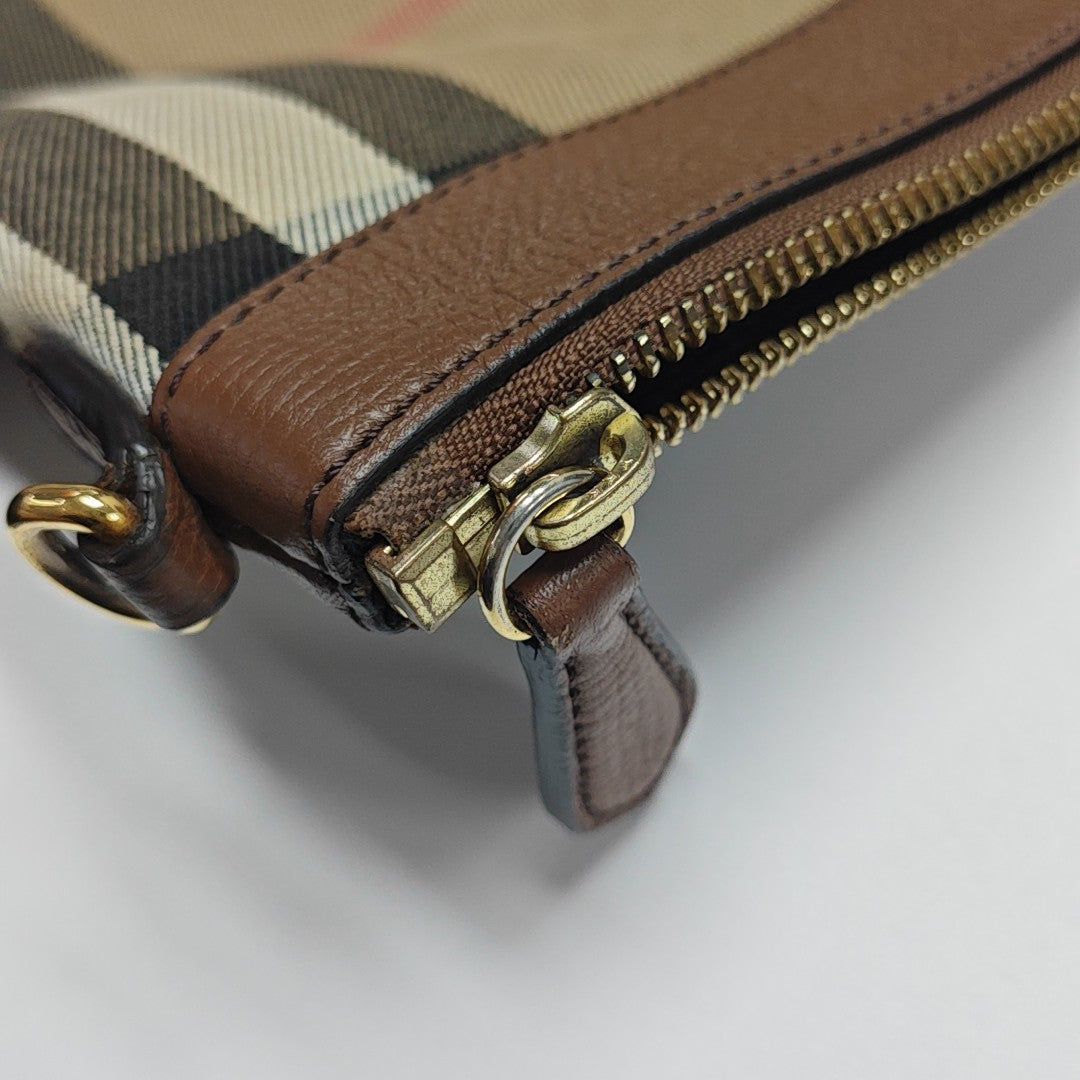 Canvas Shoulder Bag Brown