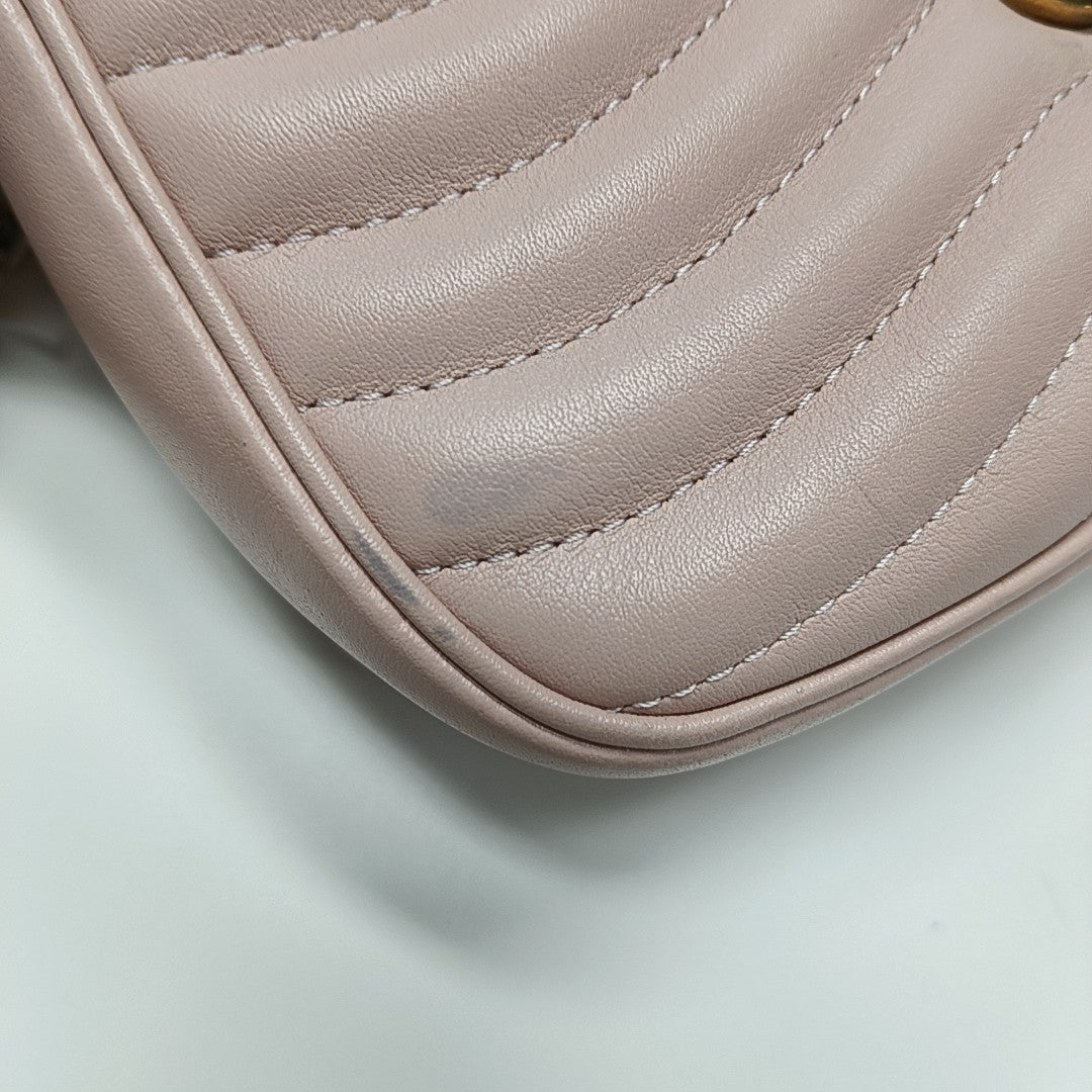 NEW WAVE Quilted Calfskin Pink