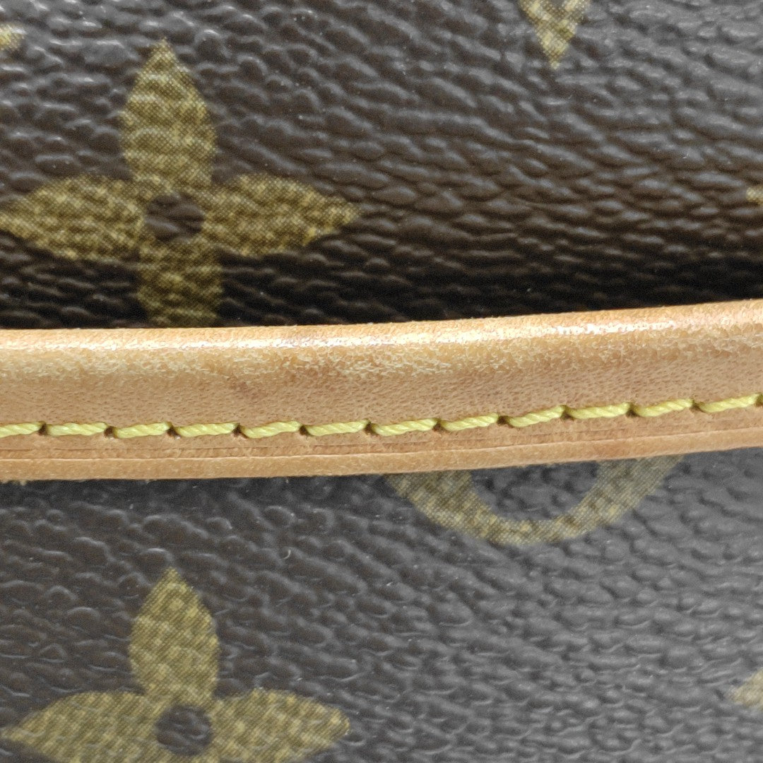 POPINCOURT Monogram Coated Canvas Brown
