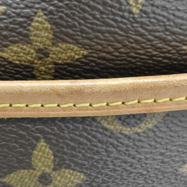 POPINCOURT Monogram Coated Canvas Brown