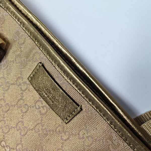GG Imprime Monogram Canvas Gold