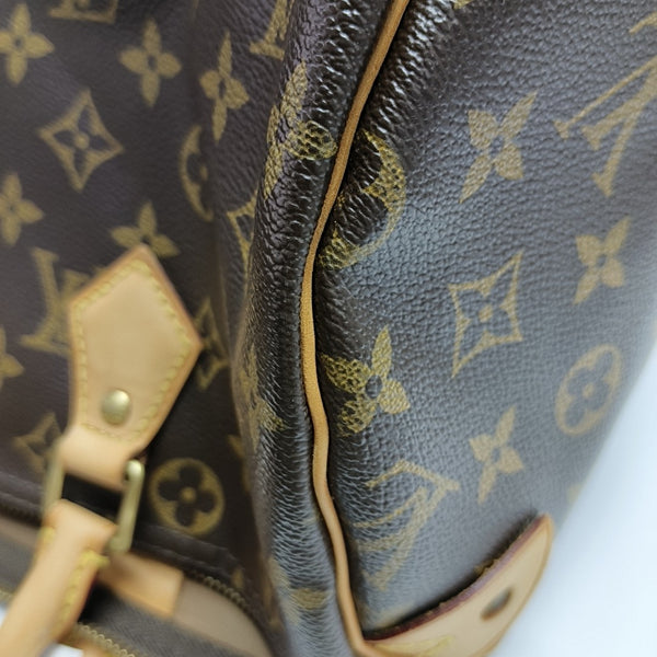 SPEEDY 30 Monogram Coated Canvas Brown