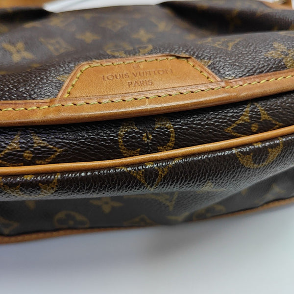 MENILMONTANT MM Monogram Coated Canvas Brown