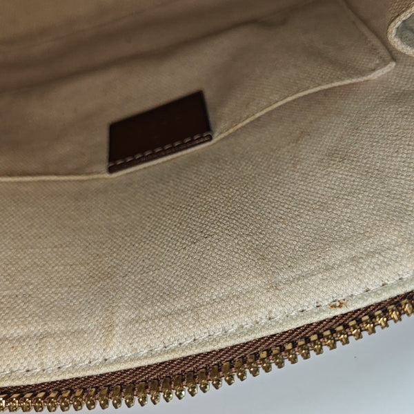 Horsebit 1955 Mini Coated Canvas Beige