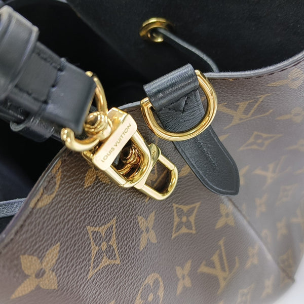 NÉONOÉ MM Monogram Coated Canvas Brown