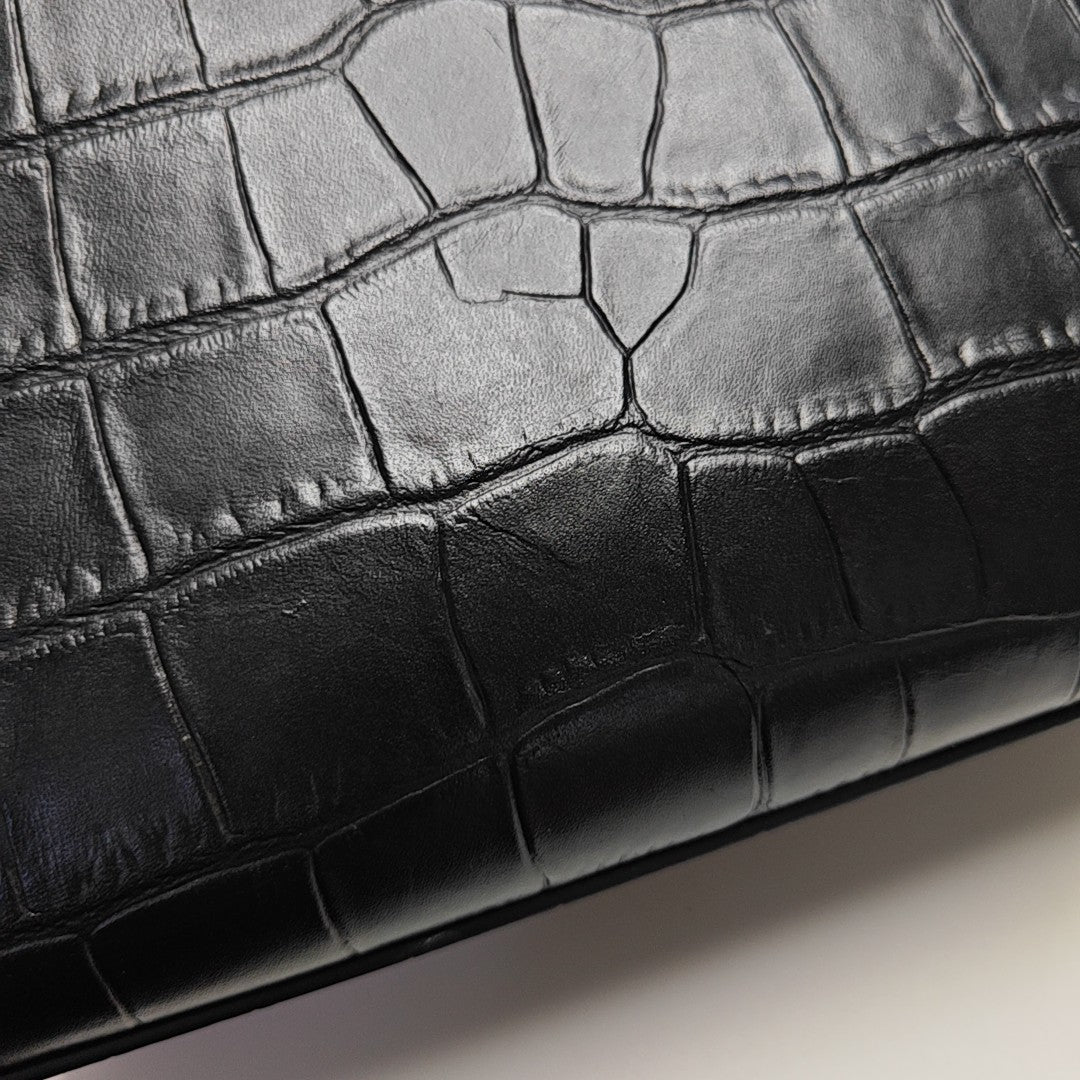 Sharp Calfskin Black