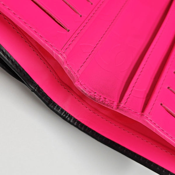 CAMBON Quilted Calfskin Black Wallet