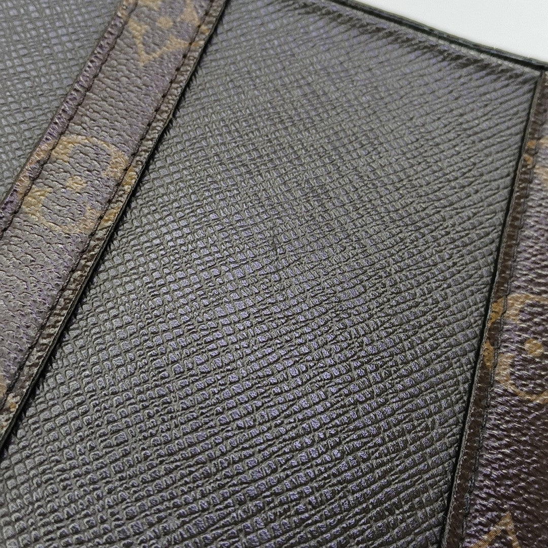 WALLET TRUNK Monogram Calfskin Gray