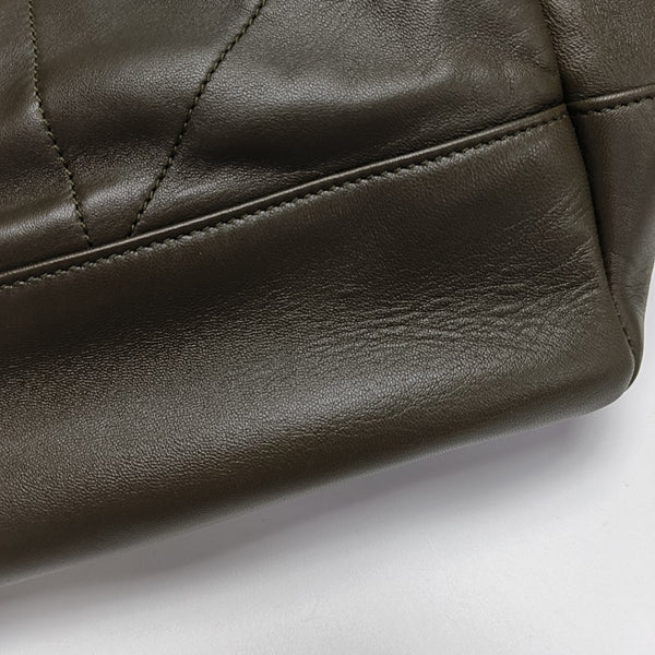 JAMIE SHOPPING Medium Quilted Lambskin Gray