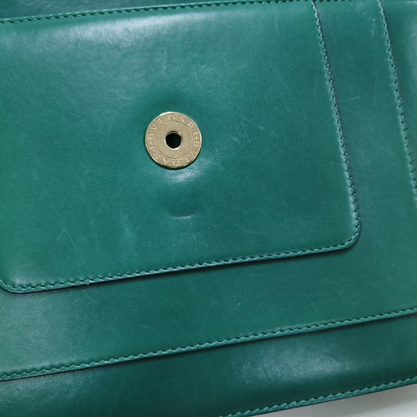 SERPENTI FOREVER Medium Calfskin Green