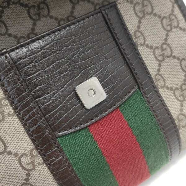 Coated Canvas Belt Bag Beige