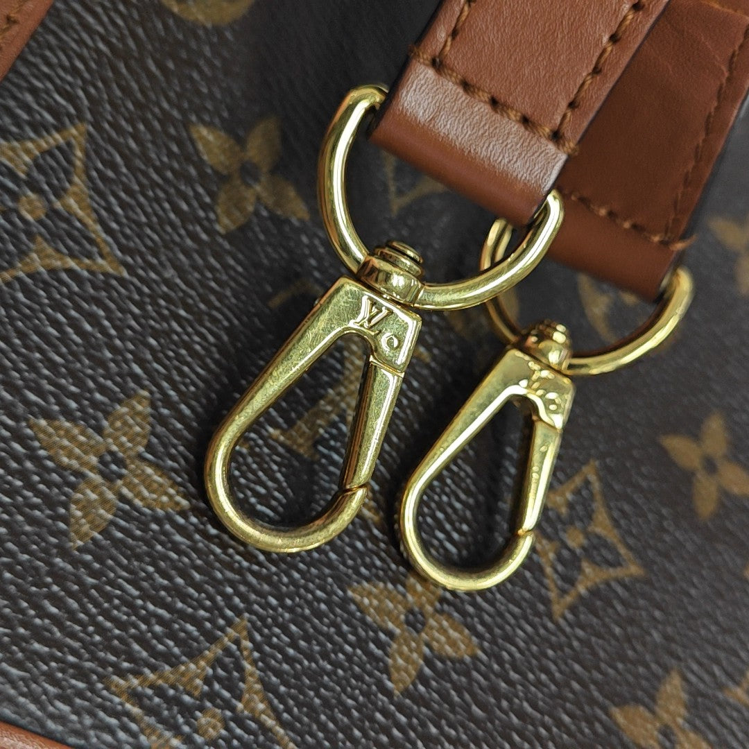 DAUPHINE Mini Monogram Coated Canvas Brown