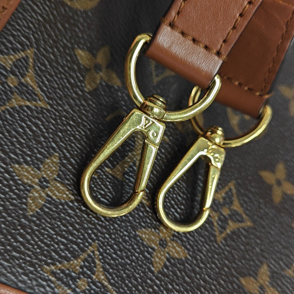 DAUPHINE Mini Monogram Coated Canvas Brown