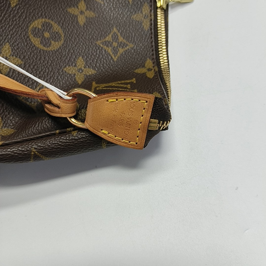 ACCESSOIRES Monogram Coated Canvas Brown
