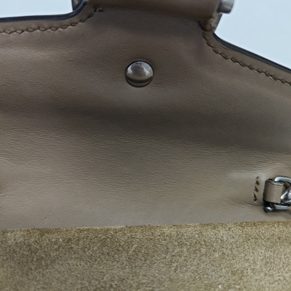 Dionysus Super Mini Monogram Coated Canvas Beige