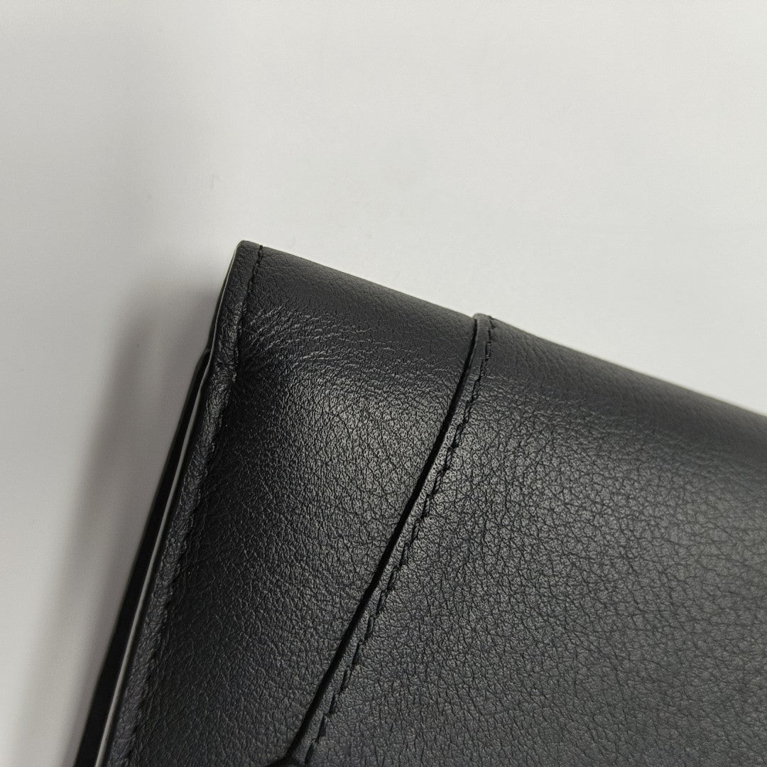 Puzzle Calfskin Black Wallet