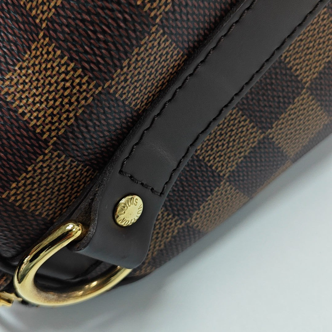 SPEEDY 25 Damier Ebene Coated Canvas Brown
