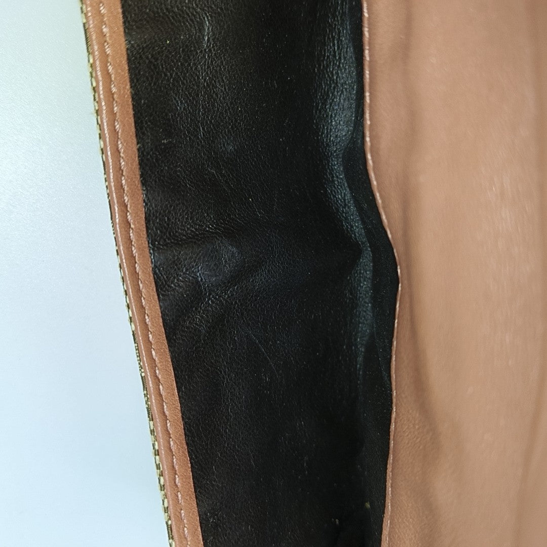 Monogram Canvas Wallet Brown