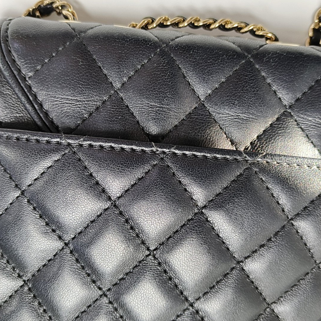 Quilted Lambskin Black