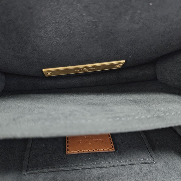 DAUPHINE Mini Monogram Coated Canvas Brown