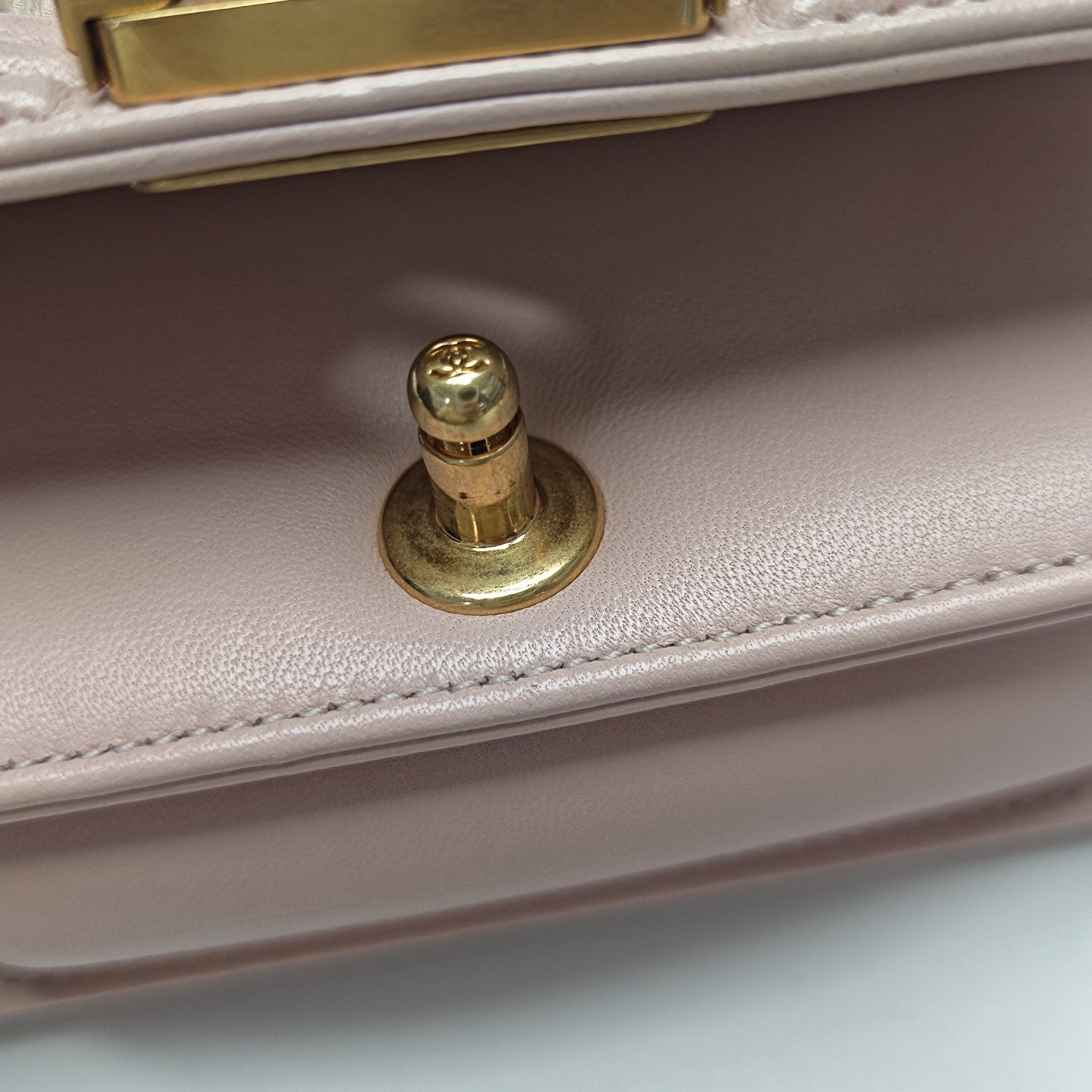 BOY CHANEL Quilted Fabric Pink