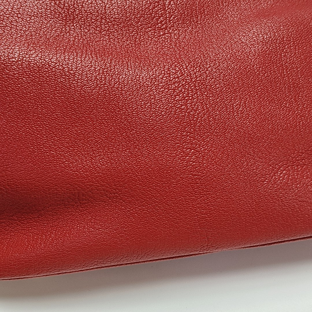 Bow Calfskin Red