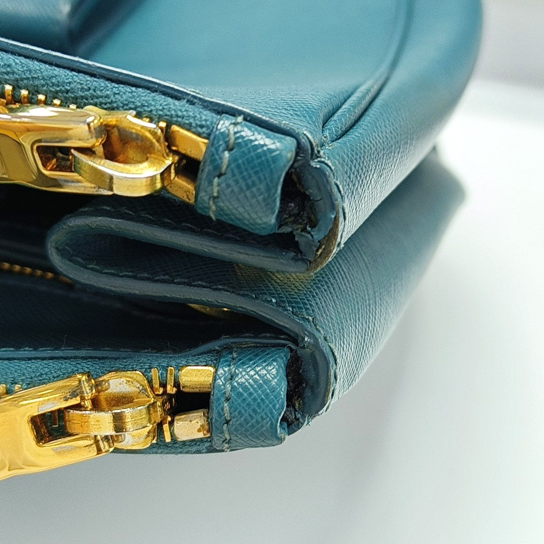 Galleria Saffiano Calfskin Green