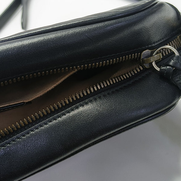 GG Marmont Small Quilted Calfskin Black