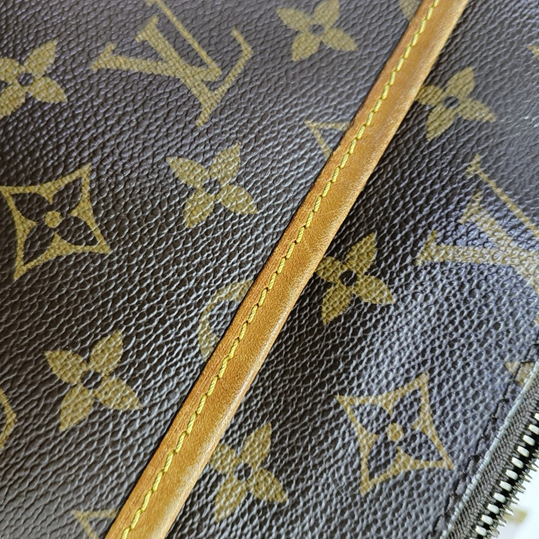 POPINCOURT Monogram Coated Canvas Brown