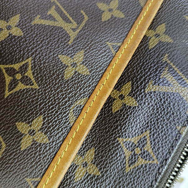 POPINCOURT Monogram Coated Canvas Brown