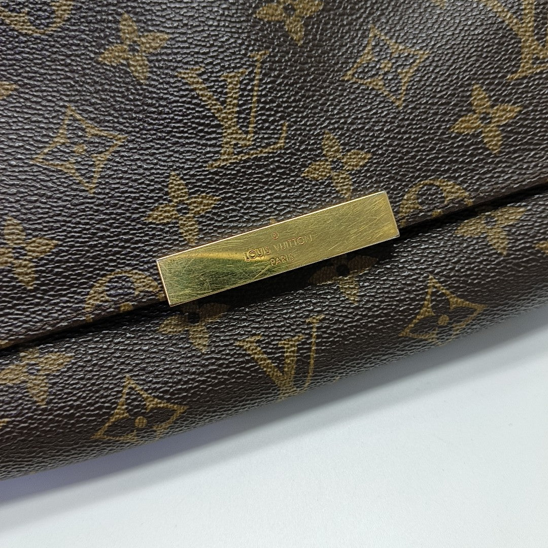 FAVORITE PM Monogram Coated Canvas Brown