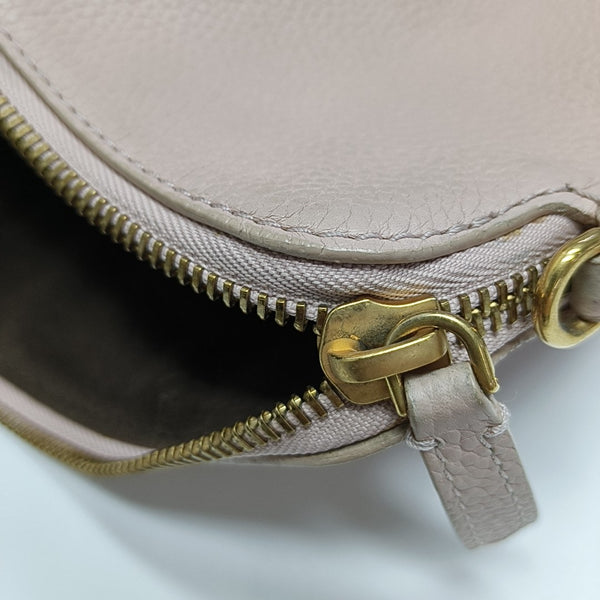 Calfskin Crossbody Bag Pink