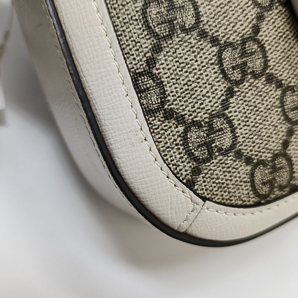 Horsebit 1955 Mini Coated Canvas Beige