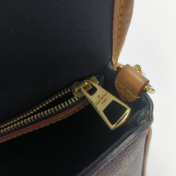 DIANE Monogram Coated Canvas Brown