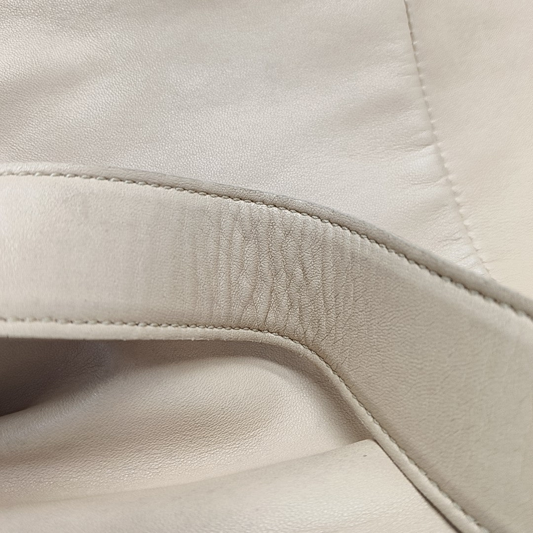 Lambskin Shoulder Bag Beige