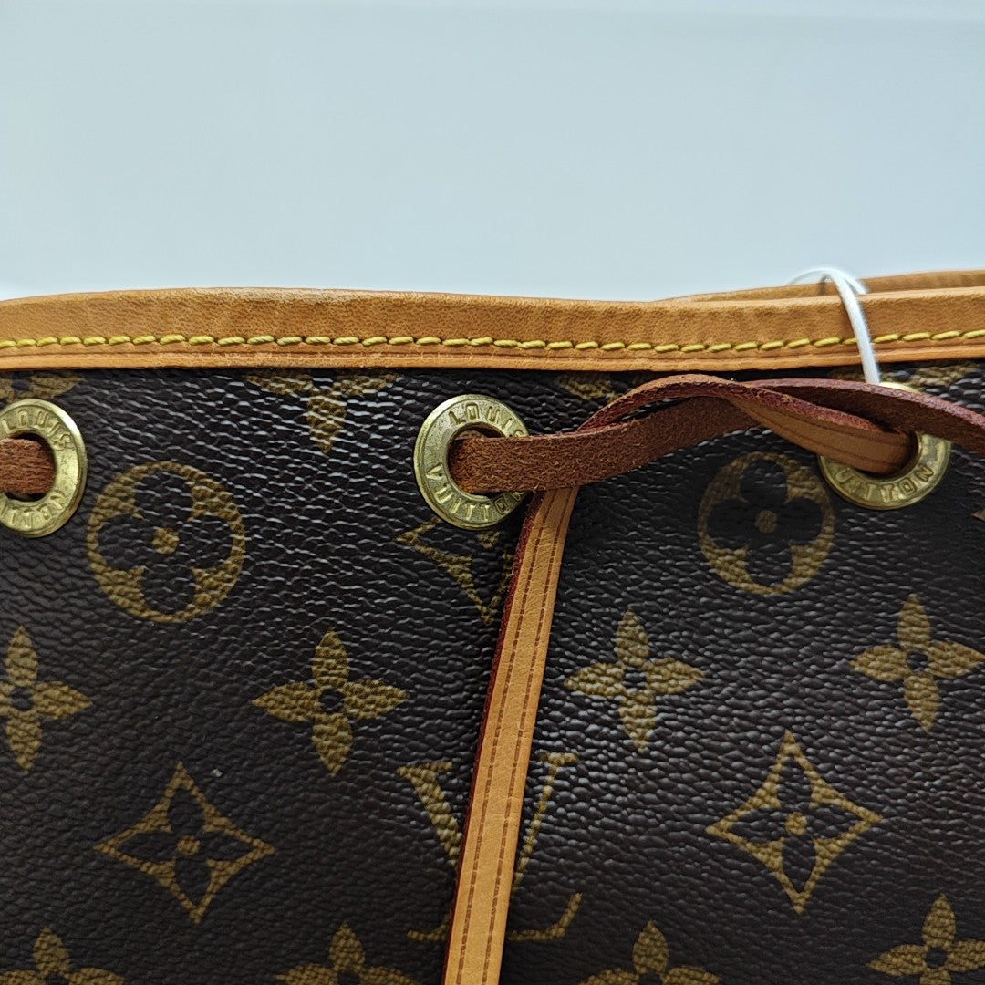 NOÉ BB Monogram Coated Canvas Brown