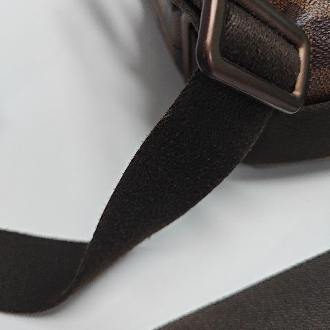BROOKLYN Damier Ebene Coated Canvas Brown