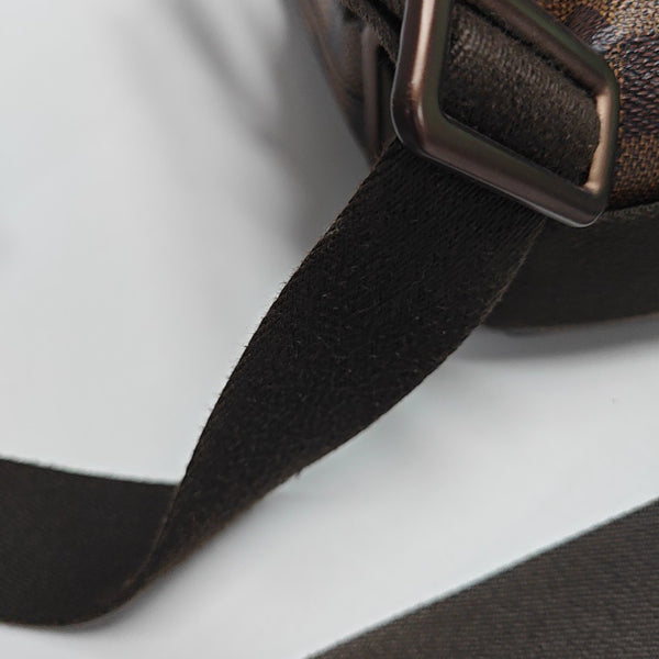 BROOKLYN Damier Ebene Coated Canvas Brown